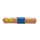Premium Tone - Okidata 46508701 Cartouche de toner Compatible, Jaune-Dimensions: 12 po L x 2 po L x 2 po H