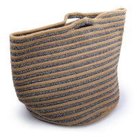 Truu Design - Panier de rangement avec poignées, 14.75 x 17"-Mesure: le panier de rangement mesure 43,2cm L x 35,6cm H x 49,5cm P (17" L x 14" H x 19,5" L)