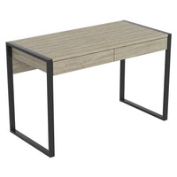 Safdie & Co. Bureau d'ordinateur à 2 tiroirs, 47 poL, Taupe foncé et métal noir-La combinaison parfaite du classique et du contemporain, le design simple et moderne de ce bureau rehaussera n'importe quelle pièce et complétera tout décor de maison existant