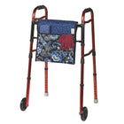 Bios Living — Sac à double face matelassé pour cadre de marche-Élégant sac de coton pourvu de poches à l’avant comme à l’arrière