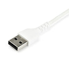 StarTech Câble USB-C vers USB 2.0 de 1 m - Blanc-Atténuation des tensions étendue, testée pour résister à plus de 10 000 cycles de pliage à un angle de 180°