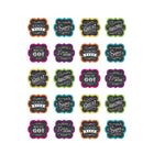 Teacher Created Resources Chalkboard Brights Stickers, 1440 Pack-Idéal pour les récompenses, les encouragements, les prix, les arts et l'artisanat, les tableaux d'incitation