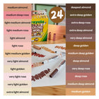 Crayola - Marqueurs de couleur de la peau - Paquet de 24-Sécuritaire et non toxique