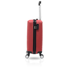 TUCCI Italy - PERCORSO Valise à roulettes 20 po - Rouge-Intérieur de luxe