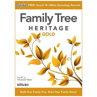 Individual Software - Logiciel Family Tree Heritage Gold 16, anglais [téléchargement]-Accédez à plus de 14 milliards de documents historiques, photos et documents pour découvrir l'histoire de votre famille GRATUITEMENT !