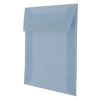 JAM Paper Enveloppes carrées translucides de 6 x 6 po, bleu mer, 50/paquet-Intérieur vierge où écrire un mot personnalisé