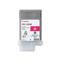 Canon - Réservoir d’encre teintée magenta PFI 102M-Teinture magenta