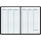 Agenda hebdomadaire non daté à reliure rigide Staple - noir - 8 po x 11 po - bilingue-Format des pages :  8 po x 11 po