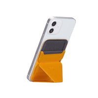MOFT Snap-On Magnetic MagSafe Compatible Phone Wallet Stand pour iPhone - Jaune-Support de téléphone et portefeuille encliquetables