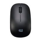 Adesso - WKB-1100CB Mini clavier et souris sans fil résistant aux éclaboussures-Le capteur optique amélioré suit avec précision et précision sur différentes surfaces, comme les surfaces en marbre, en bois et en cuir