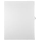 Markmaker - Intercalaires imprimes Legal, Blanc, 1/15th coupe, format lettre, sans trous, 25 tabs/PQT, 5 PQT/Boite, Numero 142-Intercalaires imprimes Legal