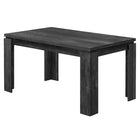 Monarch Specialties - 1089 Table A Manger - 36 po X 60/Faux Bois Noir-Table à manger en simili bois avec la touche contemporaine parfaite