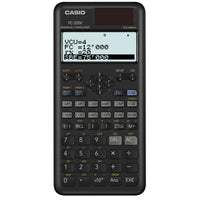 CASIO - Calculatrice financière FC-200V 10 chiffres, 4 lignes-LCD à matrice de points à 14 chiffres