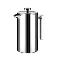 Minimal French Press - Classique - 720 ml-Fabriqué à 100 % en acier inoxydable 18/8 de qualité alimentaire, sans BPA