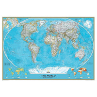 Carte murale du monde National Geographic Maps-Utilisation : Sciences sociales