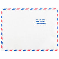 JAM Paper - Enveloppes Tyvek indéchirables à extrémité ouverte pour catalogue - 10 x 13 - blanc - courrier aérien - paquet de 10-Enveloppes de courrier aérien blanches Tyvek durables