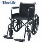 EZee Life - Fauteuil roulant économique avec siège de 18 po, CH1090-18-Hauteur du siège : 17 1/2 ou 19 1/2 po