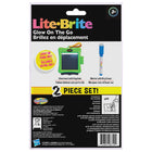 Lite Brite - Tableau accrochable Glow and Go-1 marqueur gel fixé sur le côté
