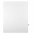 Mark Maker – Onglets séparateurs juridiques blancs, 1/15 onglets, format lettre, sans trous, numéro 12, 25/paquet-Onglets séparateurs blancs, 1/15 onglets