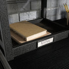 Sauder - La Collection Foundry Road Surmeuble - Finition Carbon Oak-Garantie limitée du fabricant de 5 ans