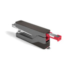 TRU RED – Agrafeuse de bureau Premium, capacité de 30 feuilles, gris/rouge-L’agrafeuse a une capacité d’une demi-bande et peut contenir des agrafes de 1/4 po