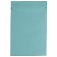  JAM Paper - Enveloppes pour catalogue à extrémité ouverte - 6 x 9 - bleu aqua - paquet de 25-Couleur : bleu aqua.
