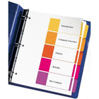 AveryMD – Intercalaires avec table des matières Ready IndexMD 11518, 5 onglets/ens, 6 ens/pqt-Papier plus résistant et plus lourd