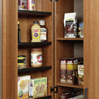 Sauder – Armoire de rangement Home Plus, large, fini chêne Sienne-2