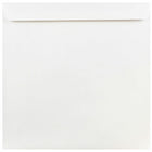 JAM Paper Enveloppes carrées de 9 x 9 po, blanc ordinaire, 50/paquet-Enveloppes carrées en papier blanc ordinaire