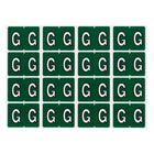 Pendaflex − Étiquettes de classement à onglet sur le côté A à Z de couleur vert − G − paquet de 240-Compatibles avec les étiquettes de la série Datafile L8701