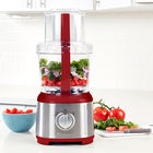 Kenmore - Robot culinaire et hachoir à legumes 11 tasses - 500 W - Rouge-Moteur puissant de 500 W avec option d'impulsion