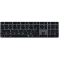 Apple - Clavier Magic Keyboard avec pavé numérique, gris cosmique, Qwerty canadien français (MRMH2C/A)-Clavier Magic Keyboard