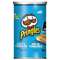 Pringles - Croustilles, parfum sel et vinaigre, 68 g, paq./12-Parfum sel et vinaigre