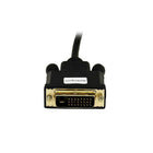 StarTech  Câble convertisseur actif Mini DisplayPortMC vers DVI de 6 pi, adaptateur Mini DP vers DVI, 1920 x 1200, noir-1 connecteur Mini DisplayPort mâle, 1 connecteur DVI mâle