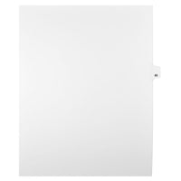 Mark Maker – Onglets séparateurs juridiques blancs, 1/25 onglets, format lettre, sans trous, numéro 85, 25/paquet-Onglets séparateurs blancs, 1/25 onglets