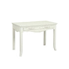 Plata Import - Lu Bureau Secrétaire Bureau Style Français", Blanc-Secretaire
