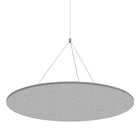 Archyi - Panneau de plafond rond Sculpo, gris foncé, diamètre de 48 po-PET seulement