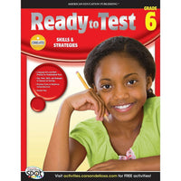 Livre numérique : American Education Publishing - Ready to Test, 704127-EB, 6e année-Vous recevrez deux courriels : le premier confirmant la totalité de votre commande et le second comportant un lien de téléchargement. Vous pourrez utiliser le lien de téléchargement immédiatement ou plus tard, comme vous le voulez.