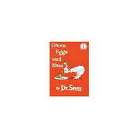 Livre Random House Green Eggs And Ham-Sam-I-Am mène une campagne déterminée pour convaincre un autre personnage de Seuss de manger une assiette d'œufs verts et de jambon