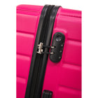 TOSCANO OPPORTUNA Grand bagage rigide 30 po - Fuschia-Système de roues détachables Dual Glide Tech