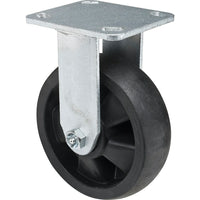 Kleton - Roulettes Haute Température, Fixe, 6po (152,4 Mm), Nylon, 800 Lb (363 Kg), paquet de 3-Dia. des trous de boulon 7/16po (11 mm)