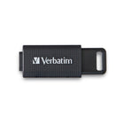 Clé flash USB 3.2 Gen 1 USB Type-C 64 Go de Verbatim - Noir-USB Type-C