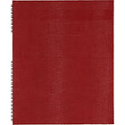 Blueline - Cahier Notepro à couverture rigide, 10 3/4 po x 8 1/2 po, rouge genre lézard, 150 pages-La durabilité d'une couverture rigide et la flexibilité d'une reliure hélicoïdale