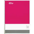 Cahiers #Hilroy à reliure spiralée, ligné, 100 feuilles, 8 po x 10 1/2 po, couleurs variées (13048) -Recommandé pour les élèves du primaire, du collège ou du lycée