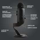 Logitech Blue Yeti Game Streaming Kit-Compatible PlayStation - Connectez Yeti à votre PS4 ou PS5 pour améliorer instantanément votre audio