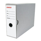 Staples - Boîtes pour reliures, facture n° 6, 10 1/4 x 3 1/2 x 9 po-Parfaites pour entreposer toutes sortes de documents (factures, connaissements, formulaires, etc.).