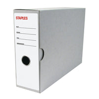 Staples - Boîtes pour reliures, facture n° 6, 10 1/4 x 3 1/2 x 9 po-Parfaites pour entreposer toutes sortes de documents (factures, connaissements, formulaires, etc.).