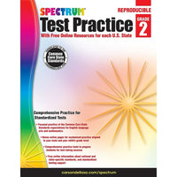 Livre numérique : Spectrum - Spectrum Test Practice, 704248-EB, 2e année-Vous recevrez deux courriels : le premier confirmant la totalité de votre commande et le second comportant un lien de téléchargement. Vous pourrez utiliser le lien de téléchargement immédiatement ou plus tard, comme vous le voulez.