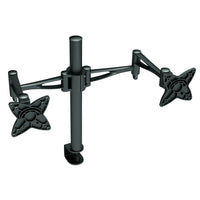 TygerClaw – Support de bureau à deux bras pour écran de 10 à 23 po, 18,1 x 30,7 x 5,9 (po), noir-Support pour bureau de taille moyenne