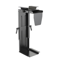 ShoppingAll - Support réglable pour tour d'ordinateur sous le bureau - Noir-Compatibilité : Convient à la plupart des boîtiers d'ordinateur Micro ATX (Mini Tower), ATX (Mid Tower) (Vérifiez la largeur de votre boîtier avant d'acheter)